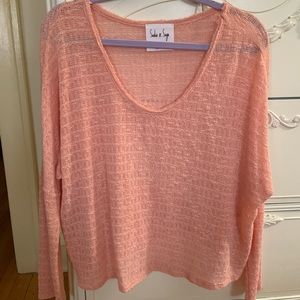 Dry Goods Long Sleeved shirt, Peach color